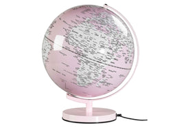 Pink Globe with Pearl Base